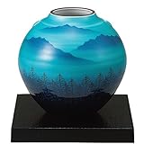 九谷焼 花瓶 木立連山 (陶器 和風 花器 インテリア プレゼント)