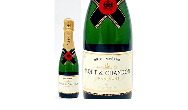 Amazon Co Jp ハーフボトル 正規モエ エ シャンドン ブリュット アンペリアル Nv 375ml 泡 白 ワイン 750ml １１本と同梱可 食品 飲料 お酒