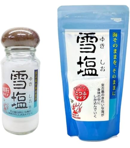 Amazon.co.jp: 雪塩 クッキングボトル50g 雪塩 120g セット 沖縄