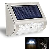 BANGWEIER　ソーラーライト センサーライト 太陽発電 夜間自動点灯 門扉用アウトドアライト 省エネ 軒先/庭/ガーデン/庭先/玄関周りなどの照明用 防犯用