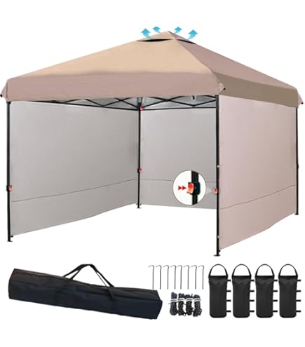 Amazon | ApeexCanopy タープテント 2.5mx2.5m 【専用横幕