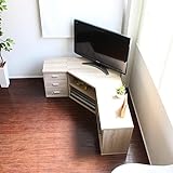 送料無料 テレビ台 コーナー コ ローボード テレビボード コーナーテレビ台 コーナー3点セット (オーク)