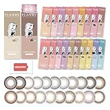 3箱まとめ買い 水光カラコン 回らない フランミー ワンデー FLANMY 1day 佐々木希 1箱10枚入り×3箱 カラコン ウェットティッシュ付き PWR：-9.50／COLOR：【リピーター】アールグレイパフェ