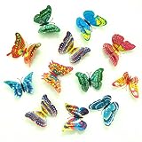 Uelfbaby 12 Pcs Beautiful 3d Butterfly Wall Decals Removable Diy Home Decorations Art Decor Wall Sti