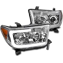 TOYOTA トヨタ タンドラ ヘッドライト 2個セット 14-21y タンドラ ヘッドライト ブラック / LED : デイブレイク