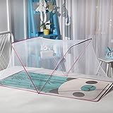 QD-BYM ベビー蚊帳 折り畳み式 ワンタッチ かや 赤ちゃん 蚊帳 ベビー専用 1-3歳