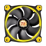 Thermaltake Riing 12 LEDケースファン - ブラック/イエロー
