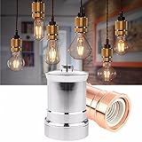 ILS - E27 E26 Aluminium Retro Vintage Industrial Edison Screw Light Socket Lamp Holder