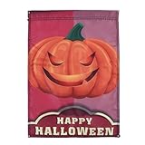 Hillrong 面白い 頭蓋骨 幽霊 旗 シリーズ 花輪 文字列 バナー 繁殖 ハロウィーンの小道具 飾りペンダントホームガーデン 30 * 48cm(Red)