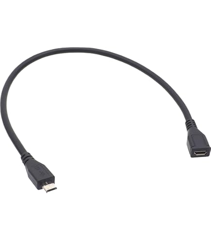 Amazon.co.jp: Access Micro USB2.0 延長ケーブル 5ピン 5芯線