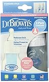 Dr. Brown's Natural Flow Feeding Bottle, Polypropylene 2-ounce, 2 Pack by Dr. Brown's [並行輸入品]