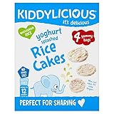 (Kiddylicious) ヨーグルト飛散餅4×12グラム (x6) - Kiddylicious Yoghurt Splashed Rice Cakes 4 x 12g (Pack of 6) [