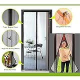 AWEBUY 間仕切り防虫ネット磁気自動的に開閉式スクリーンカーテン