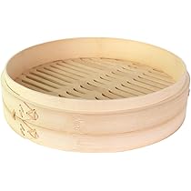 Amazon｜竹製中華せいろ セイロ 蒸篭 30cm bamboo 蒸し器 ふた 本体