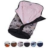 Infantastic Fleece-Winter Footmuff DIFFERENT COLOURS (Pink with Pattern (Peach Pearl)) by Infantasti