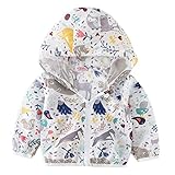 COCO1YA(ココイチヤ) 子供用 春夏 日焼け止め 紫外線 冷房 対策 薄手 男女兼用 涼しい 可愛い 蚊を防ぐ 通気性良い コート 軽い 動物柄