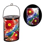 New Creative Dragonfly Garden Friends Hanging Solar Lantern