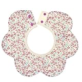 Domybestベビーウォッシュタオル ダブルガーゼウォッシュタオル 唾液タオル マテリアルスキン キャンディーの色 快適 柔らかく 防水 出産祝い 百日記念 回転可能 2色