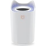 【アップグレード版】加湿器 超音波式 3L 大容量 卓上 小型 ダブルノズル 3段階調整 猫耳 強力加湿 パワフル 超微細ミスト 次亜塩素酸水対応 アロマ対応 7色ライト おしゃれ 上部給水 20時間連続運転 10-24畳対応 静音 空焚き防止 お手