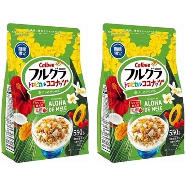 トロピカルココナッツページ Amazon.co.jp: カルビー フルグラトロピカルココナッツ味 600g×6