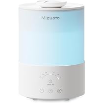 Amazon.co.jp: Mizuoto 加湿器 小型 卓上 大容量 2.5L【2025年新型