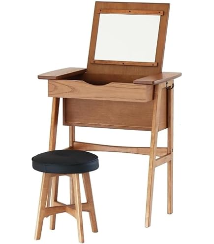 Amazon｜ドレッサー コンパクト 鏡台 ミラー 鏡 一面ドレッサー