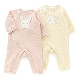 coeur a coeur(クーラクール) カバーオール (70～80cm) キムラタンの子供服 (44453-164) ピンク 80