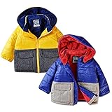 (ネイビー/90cm)ベビー服 男の子 アウター フルジップ ジャケット LITTLEBEARCLUB リトルベアークラブ 中綿 裏シャギーボア ワッペン装飾 シレ加工切替 男児 ベビー