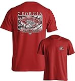 Georgia Bulldogs Red Stadiumシャツ カラー: レッド