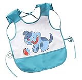 防水ベビー乳児用Eating Painting Bibs – ブルーElephant