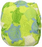 Bumkins Snap in One Cloth Diaper, Green Turtle by Bumkins