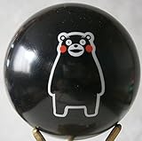 【マイカラーボール】 (3インチ) ご当地キャラクターカラーボール くまモン 1個セット (黒)