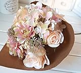 【ギフト】 ローズミックスブーケ（フェイク　フラワー　花束　造花　アーテフィシャル）