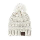 サクララ（sakulala）子供用品　子供着物　帽子　ニットハット 手編み 　女の子/男の子　キッズ　シンプル　学園　　プレゼント　 (乳白色)