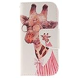 Samsung Galaxy S4 Mini ケース, UNEXTATI 手帳型ケース, Samsung Galaxy S4 Mini ケース カバー, 高品質 PUレザー 手帳型 ウォレット型 財布