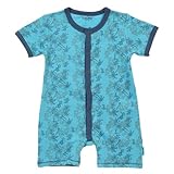 デンマークの子供服ブランド ＦＩＸＯＮＩ 綿１００％ サマーブルー ロンパース80ｃｍ