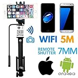 【昇級版】ESTGO HD 7mm/5M ハンドヘルド式ボアスコープ WIFI対応 USB接続エンドスコープ内視鏡 2MP 720P IP66 LED6灯搭載 防水検査カメラAndroid&iOSシス