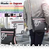 ショルダーバッグ CASTELBAJAC カステルバジャック パンセ メンズ レディース レザー No.59114 ネイビー(Navy)