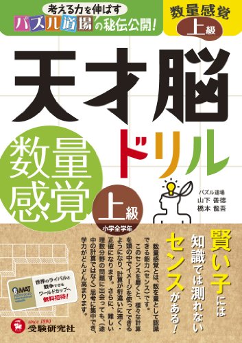 天才脳ドリル 数量感覚 上級: 考える力を伸ばすパズル道場の秘伝公開!