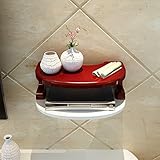 GRJH® クリエイティブベッドルーム壁掛けの壁にセット - トップラック木製のテレビ壁の厚い板の棚は、ヨーロッパスタイルのペイント 防水性と耐久性 ( 色 : #3 , サイズ さいず : 大 だい