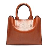 (ル・セリジエ) レディース 3way シンプル ハンド バッグ ショルダー バック 小さめ 通勤 レザー 斜めがけ (ブラウン)