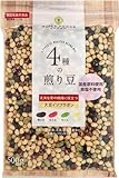 波里 4種の煎り豆ミックス 500g×3（1.5kg） 国産 煎り大豆 無塩 無添加 豆菓子 乾燥豆
