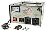 Simran AR-1500 1500-Watt Heavy Duty Voltage Regulator/Stabilizer with Built-In Step Up/Down Voltage 