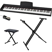 【美品・付属品多数】TORTE トルテ 電子ピアノTDP-88スタンド/椅子付属 Amazon | TORTE トルテ 電子ピアノ 木目調 スリムデザイン 88