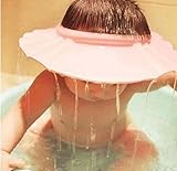 Susen Safe Shampoo Shower Bathing Protect Soft Cap Hat for Baby Children Kids (Pink) by Susen [並行輸入品
