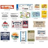 Amazon 大人気 ヴィンテージ 風 トラベルステッカー シール 安心 防水加工 シール ステッカー おもちゃ