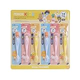 Kakao friends(カカオ フレンズ) リトルフレンズ 子供のキャラクター歯ブラシセット（6個入) / 子ども用ハブラシ (海外直送)