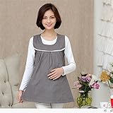 マルマル.モリモリ　電磁波カットインナー　電磁波防止キャミソール　電磁波　電磁波エプロン　電磁波シールド　電磁波防止　妊婦服　 (Ｍ)