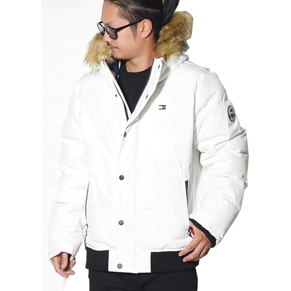 Amazon | [トミーヒルフィガー] ダウンジャケット メンズ 大きいサイズ  