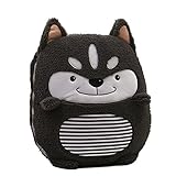 GAIN-DIRECT 車載 車内 車 用 クッション 兼 ブランケット ぬいぐるみ タイプ たためる ひざ掛け かわいい カーグッズ 冷房 冷え性 子供 保温 カワイイ キッズ 抱き枕 あにまる ど